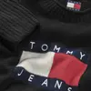 Tommy Hilfiger TJW MELANGE FLAG SWE, HEV Siyah Kadın Kazak