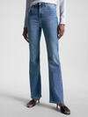 Tommy Hilfiger BOOTCUT HW LEO Kadın Mavi Kot Pantolon