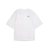 Puma WARDROBE ESS Oversized Tee Beyaz Kadın T-Shirt & Polo