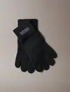 Calvin Klein PATCH WOOL KNITTED GLOVES Siyah Erkek Eldiven