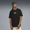 Puma ESS LOGO LAB Relaxed Tee Siyah Erkek T-Shirt & Polo