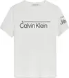Calvin Klein INSTITUTIONAL LINED Erkek Beyaz T-Shirt