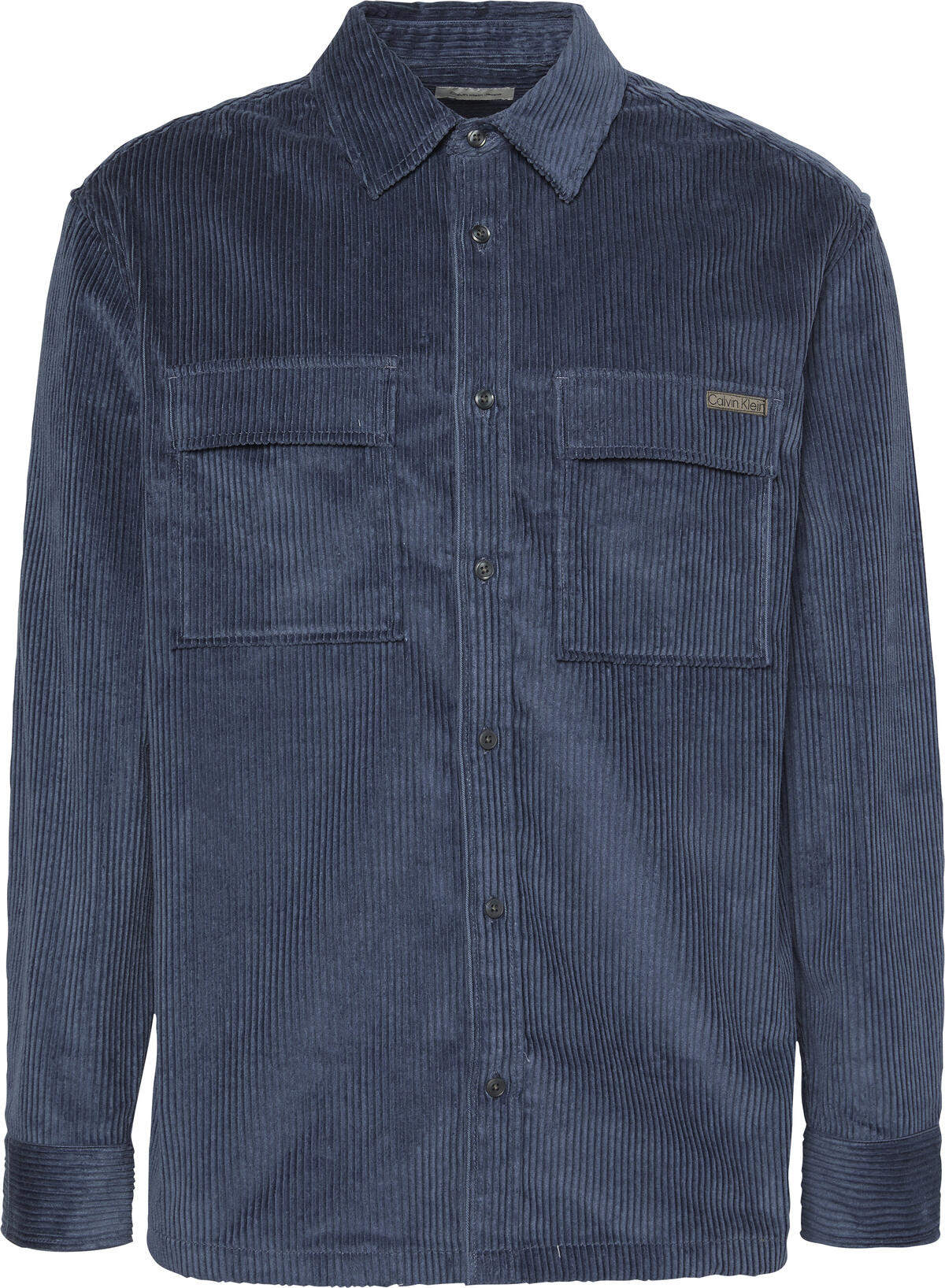 Calvin Klein LS CORDUROY POCKET RELAXED SHIRT Mavi Erkek Gömlek Calvin Klein LS CORDUROY POCKET RELAXED SHIRT Mavi Erkek Gömlek