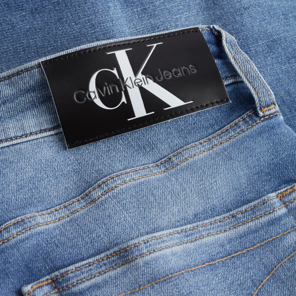 Calvin Klein SLIM Erkek Mavi Kot Pantolon