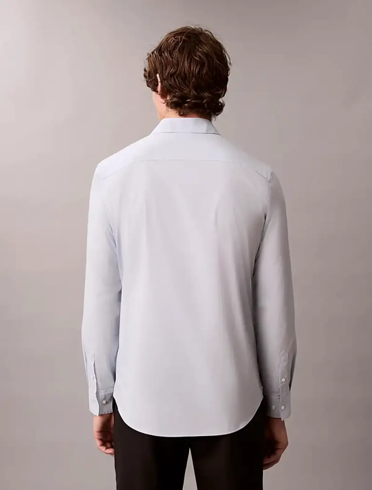 Calvin Klein LS SOLID STRETCH SLIM SHIRT Mavi Erkek Gömlek Calvin Klein LS SOLID STRETCH SLIM SHIRT Mavi Erkek Gömlek
