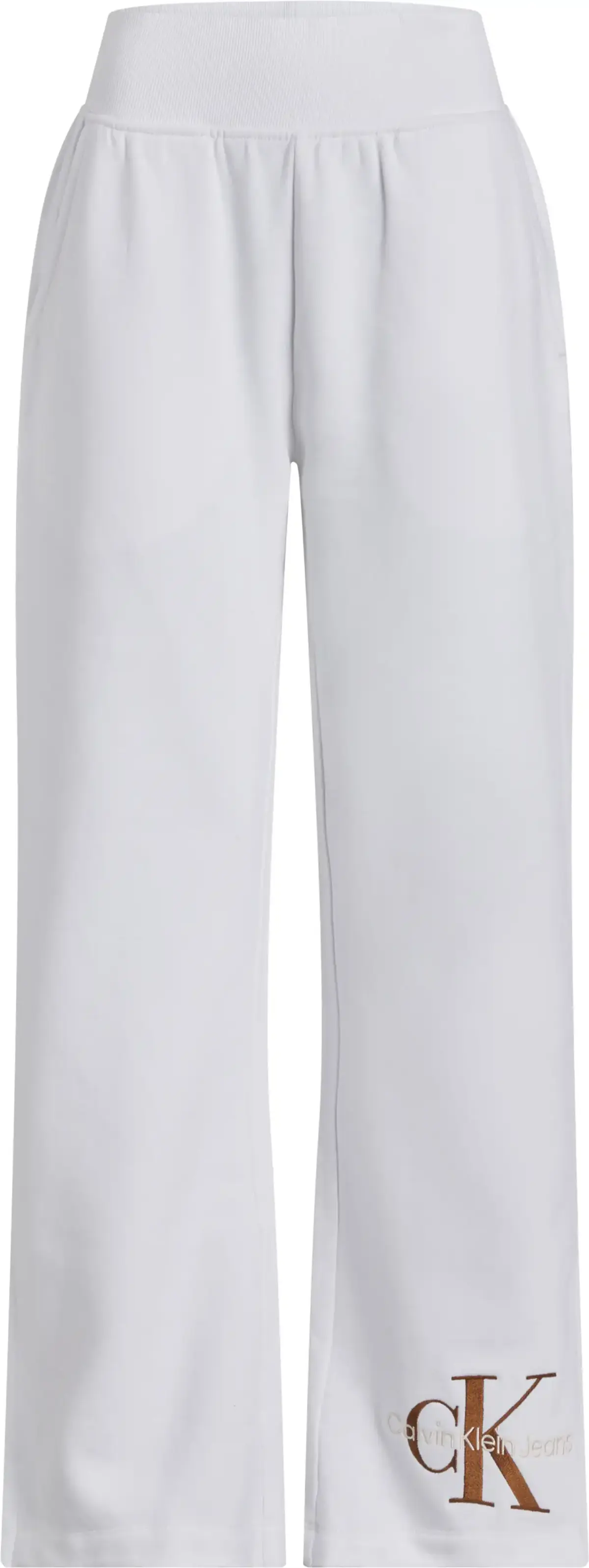 Calvin Klein PREMIUM MONOLOGO JOG Kadın Beyaz Jogger