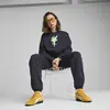 PUMA WARDROBE ESS Graphic Crew Lacivert Kadın Sweatshirt