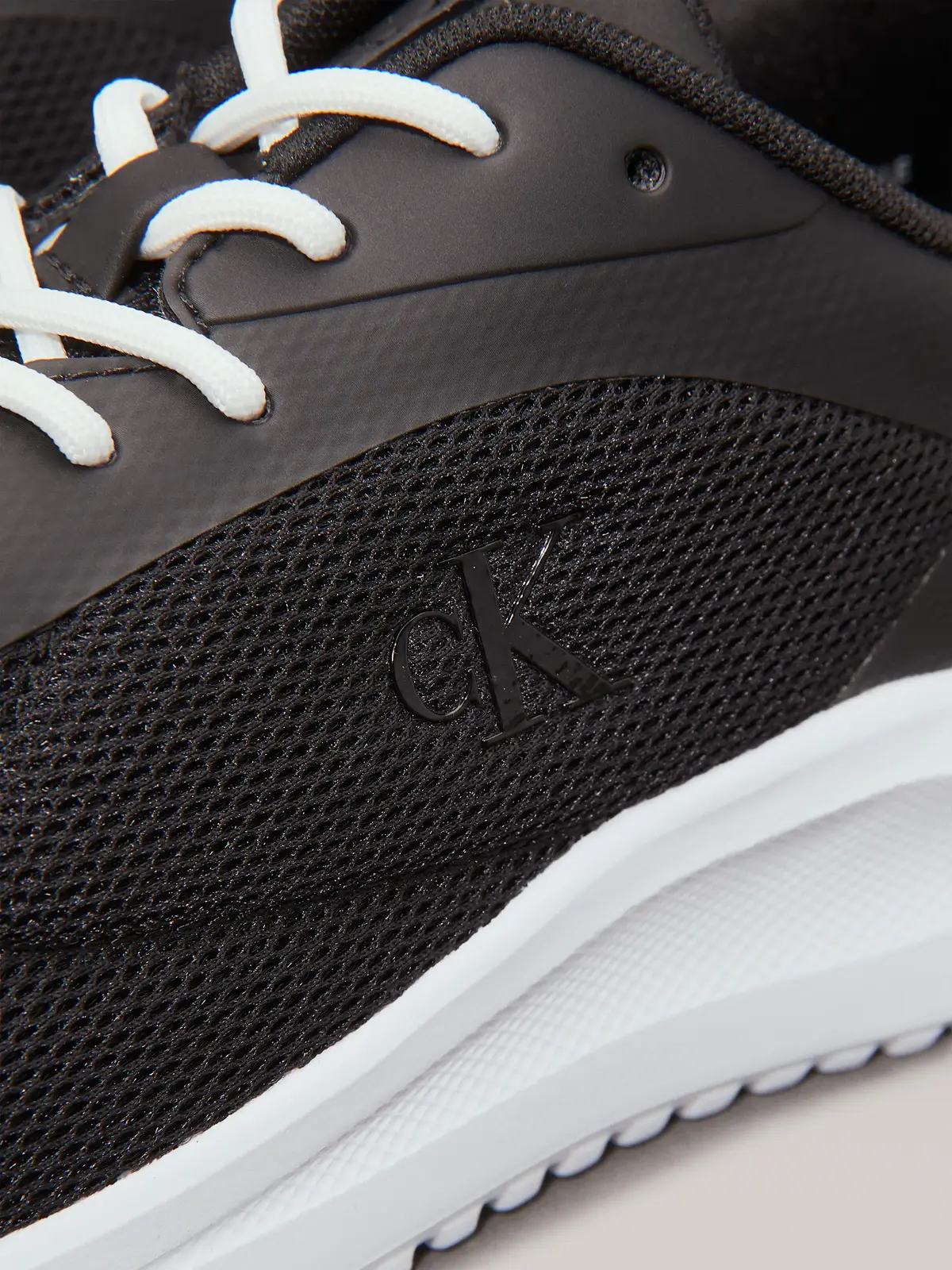 Calvin Klein EVA RUNNER LOW MESH, 0GM Siyah Erkek Spor Ayakkabı & Sneaker