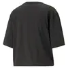 Puma WOMENS GRAPHIC BOXY CROP TEE Siyah Kadın Tank / Kolsuz Üst