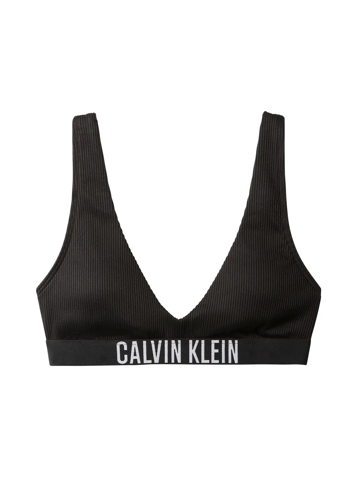 Calvin Klein SCOOP BRALETTE Siyah Bralet Bikini Üst