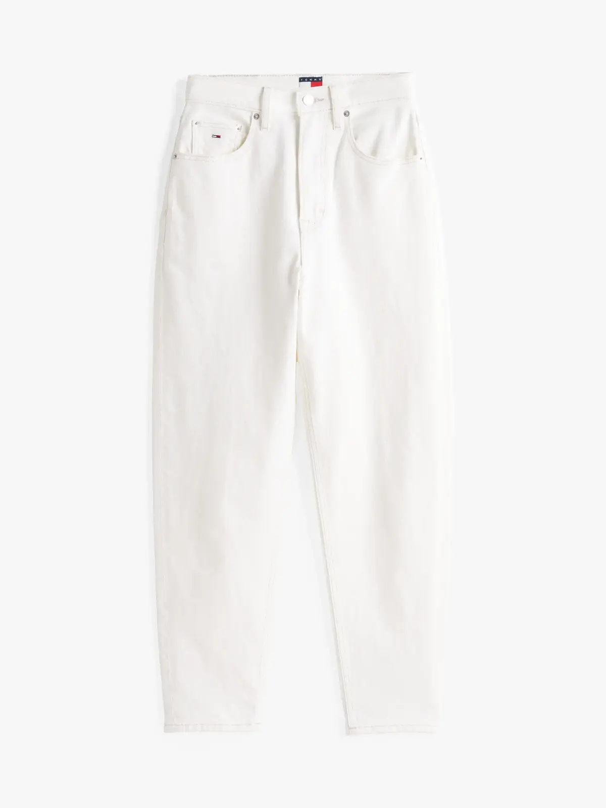 Tommy Hilfiger MOM JEAN UH TPR BI4, 1CE Krem Kadın Jean Pantolon