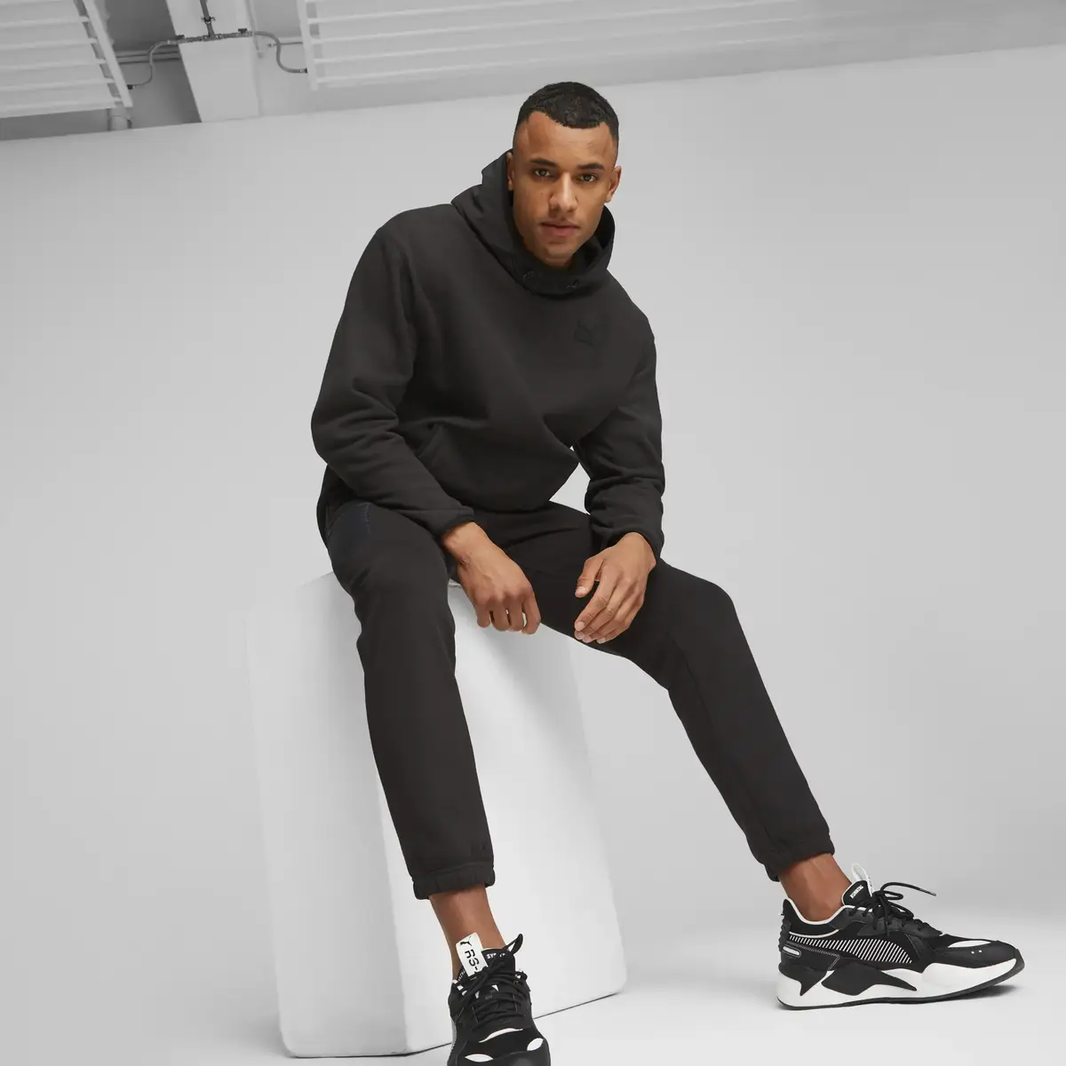 Puma CLASSICS UTILITY Hoodie Siyah Erkek Hoodie