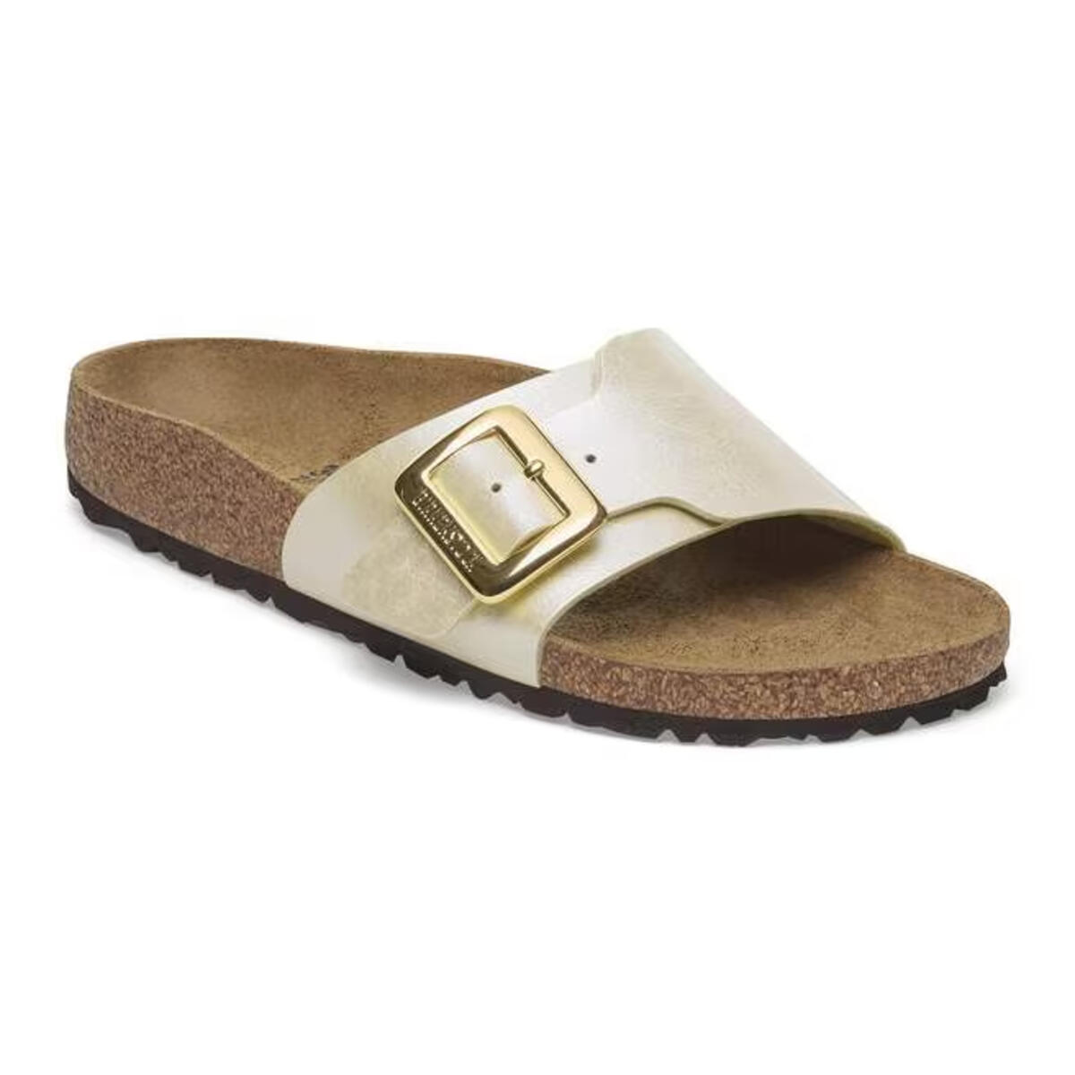 Birkenstock CATALINA CUSHION BUCKLE BF GRACEFUL İnci Beyazı Kadın Tek Bantlı Terlik