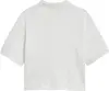 Calvin Klein MONOGRAM PIQUE POLO Kadın Beyaz T-Shirt