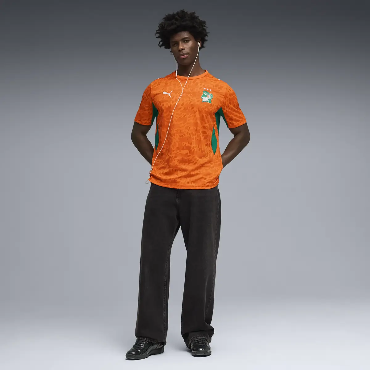 Puma FIF Home Jersey Replica Turuncu Erkek Forma