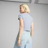 PUMA WARDROBE ESS Baby Tee Mavi Kadın Crop