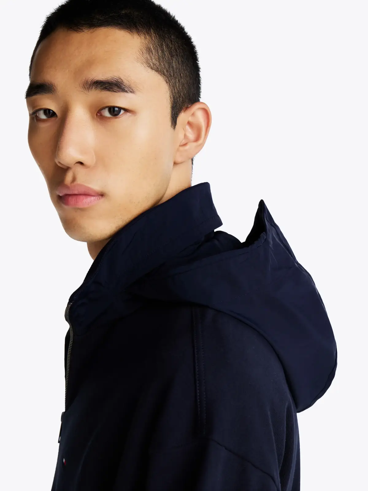 Tommy Hilfiger ESSENTIAL TERRY 1/4, DW5 Siyah Erkek Sweatshirt