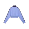 Puma T7 Pique Cropped Jacket Mavi Kadın Crop Ceket