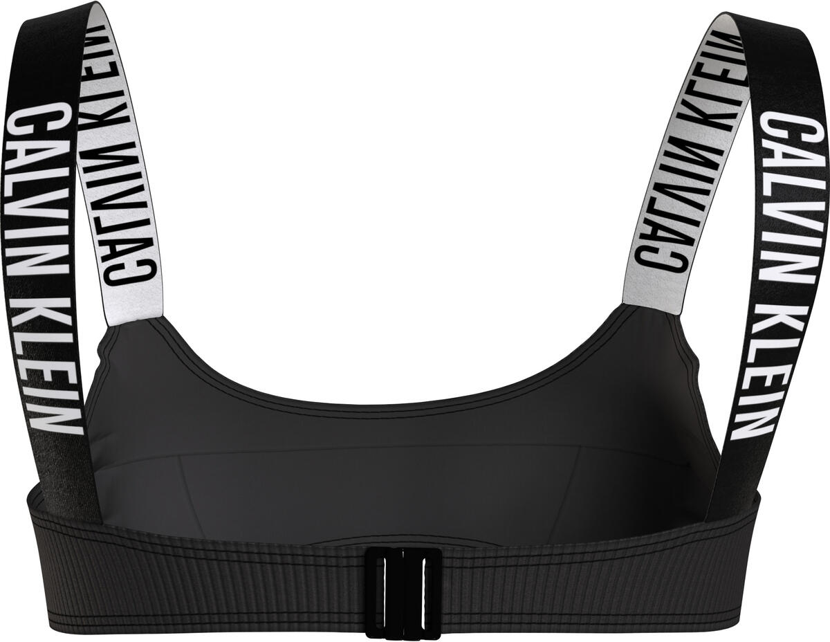 Calvin Klein BRALETTE-UW Kadın Siyah Bikini Üstü
