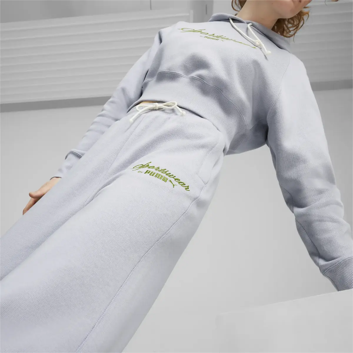 Puma CLASSICS+ Relaxed Sweatpants Gri Kadın Eşofman Altı