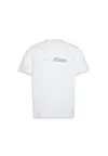 Calvin Klein SS 20S EU CALVIN CUR Beyaz Erkek Tişört