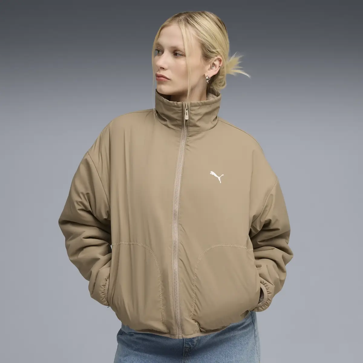 Puma Reversible Sherpa Jacket Kadın Ceket