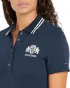 Tommy Hilfiger VARSITY GRAPHIC POLO, C1G Lacivert Kadın Elbise-Etek