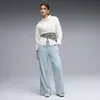 Puma HER Comfort High-Waist Pants Mavi Kadın Eşofman Altı