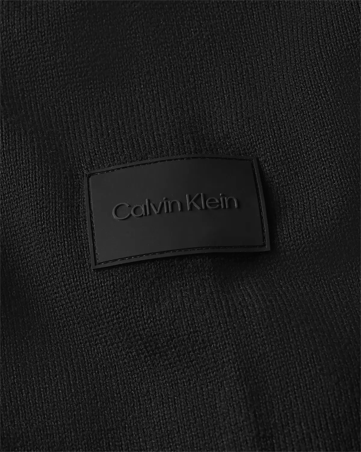 Calvin Klein MIX MEDIA QUARTER ZI Erkek Siyah Kazak