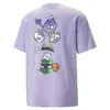 PUMA X 8ENJAMIN Graphic Tee Mor Erkek T-Shirt