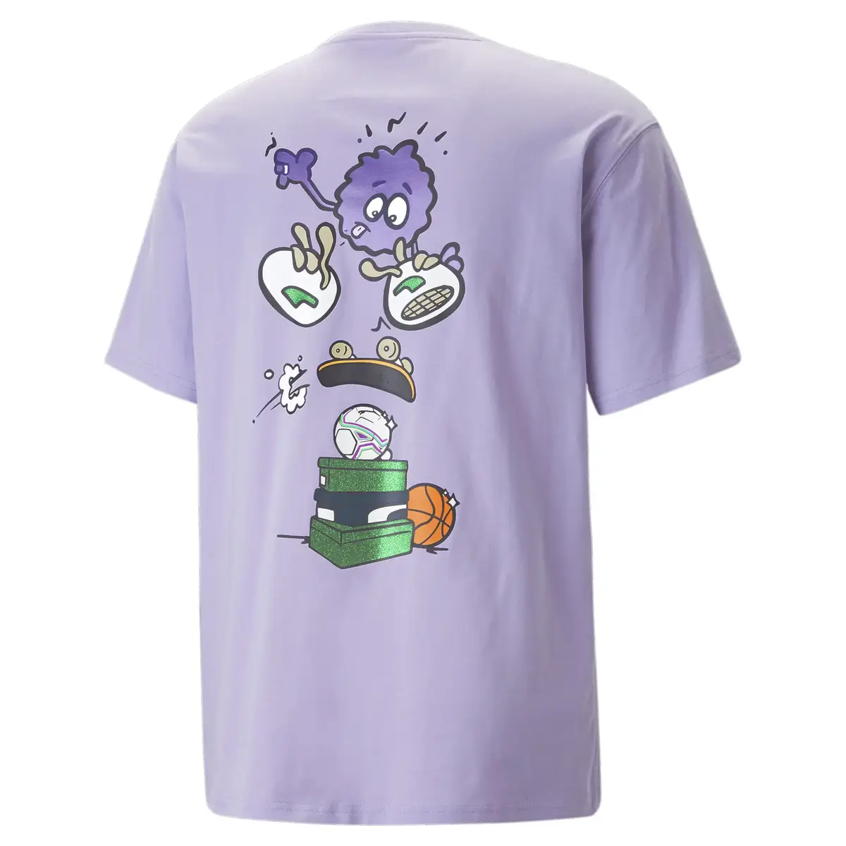 PUMA X 8ENJAMIN Graphic Tee Mor Erkek T-Shirt