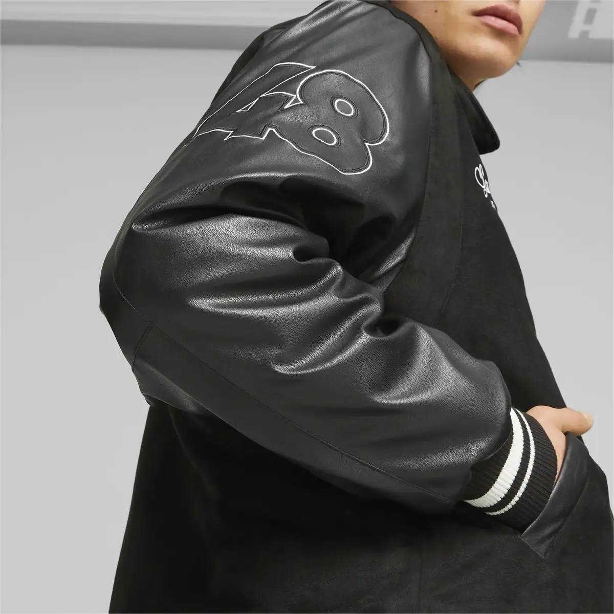 Puma TEAM Varsity Siyah Erkek Ceket