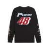 Puma GRAPHICS Moto Relaxed LS Tee Siyah Erkek T-Shirt & Polo