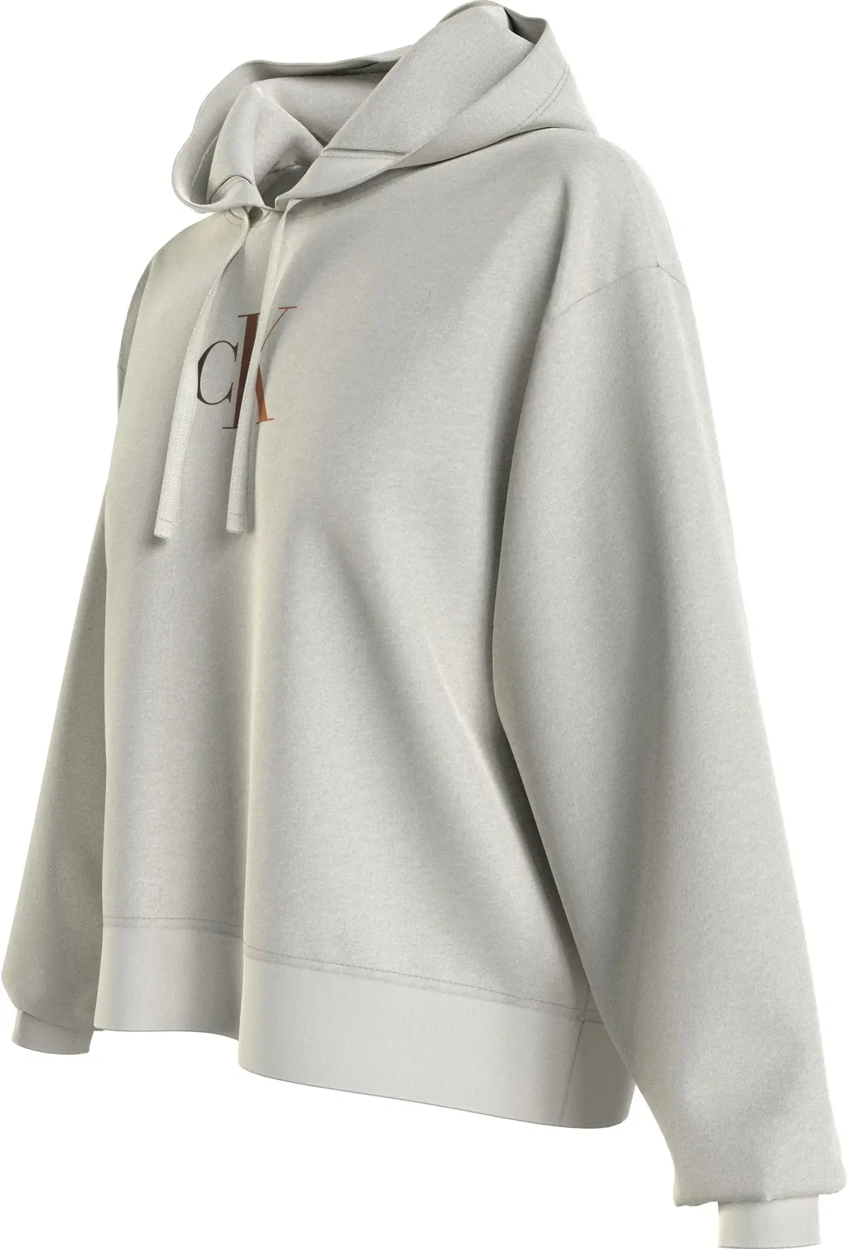 Calvin Klein GRADIENT CK HOODIE Kadın Krem Hoodie