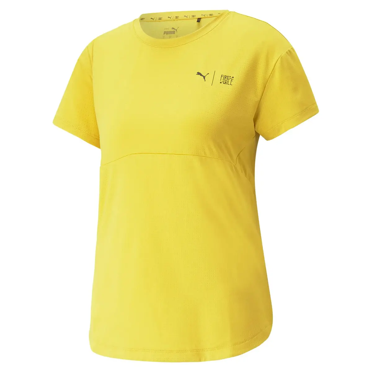 Puma W First Mile Commercial Sarı Kadın T-Shirt