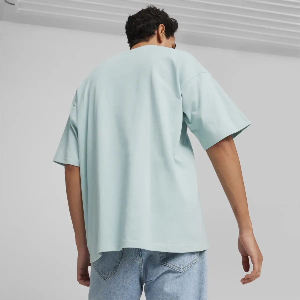 Puma BETTER CLASSICS Oversized Tee Açık Mavi Erkek T-Shirt