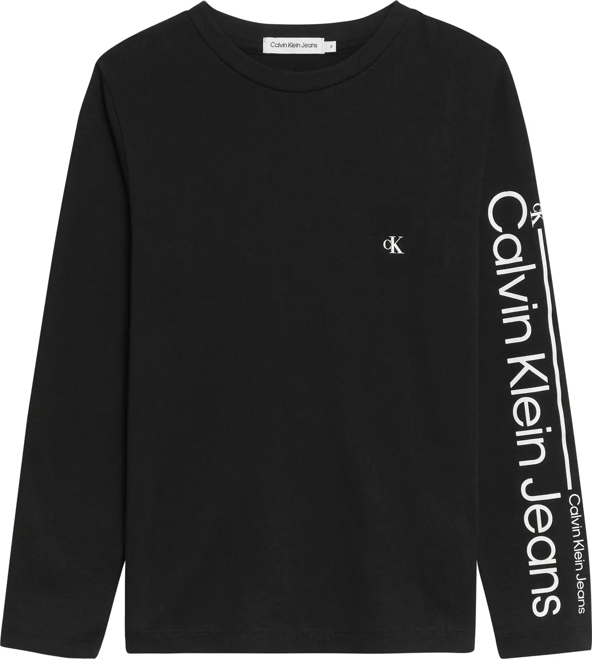 Calvin Klein INST. LINED LOGO T-S Erkek Siyah T-Shirt