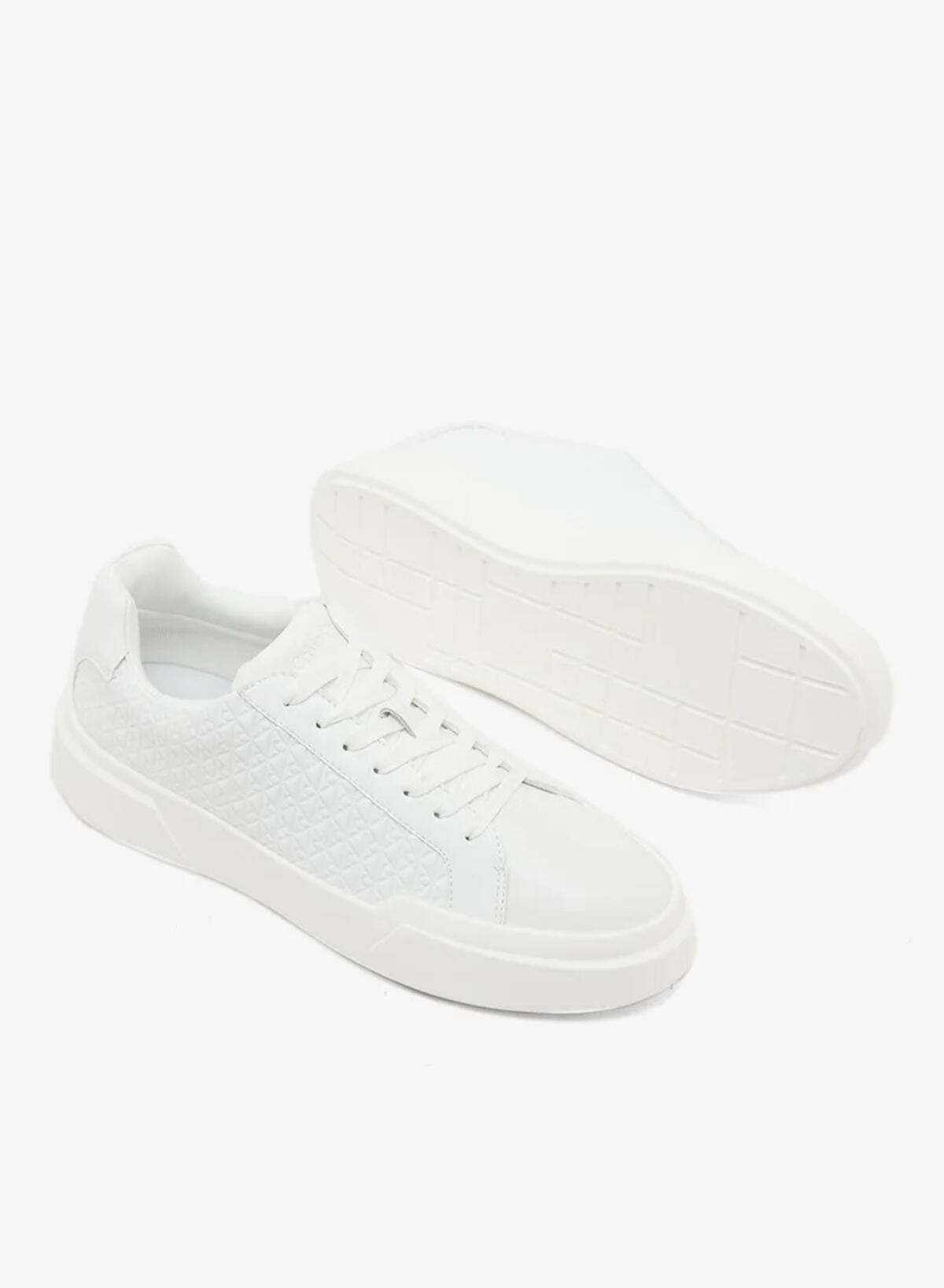 Calvin Klein CHUNKY CUPSOLE LACEUP LTH AOP Kadın Mavi Kot Pantolon