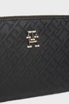 Tommy Hilfiger TH DISTINCT LRG ZA M Kadın Siyah Cüzdan
