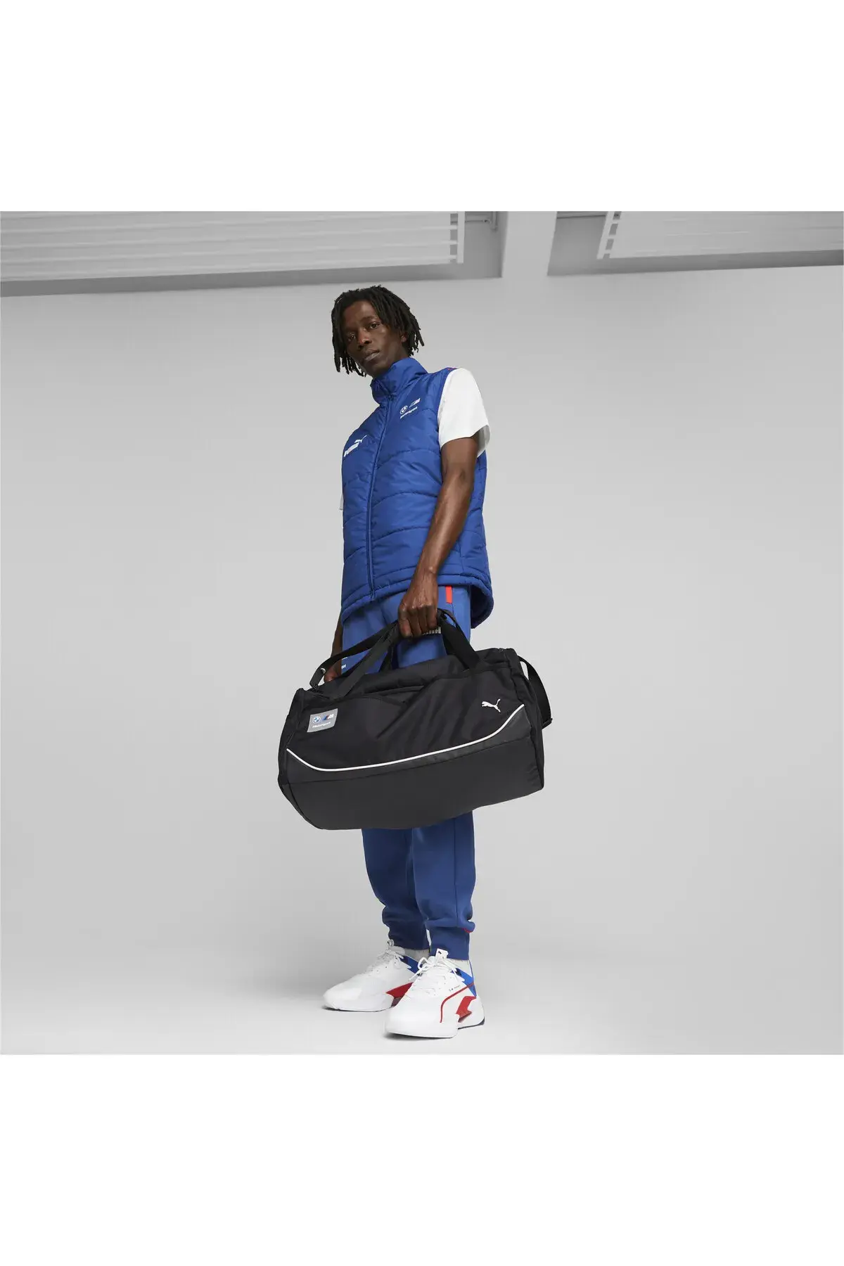 Puma BMW MMS Duffle Bag Erkek Siyah Spor Çantası