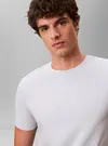 Calvin Klein SS SLIM STRETCH COTT, CIQ Mavi Erkek T-Shirt