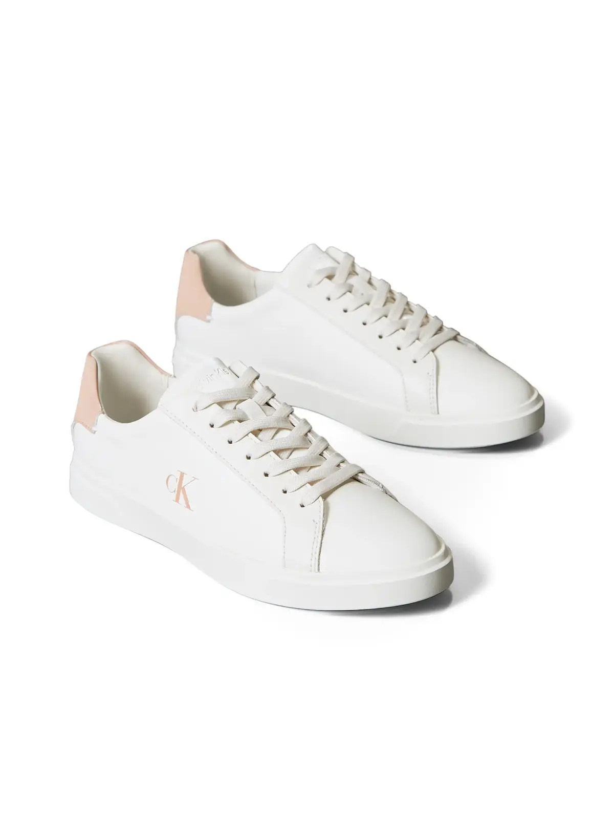 Calvin Klein LOW PRO CUPS LTH MG Beyaz Kadın Spor Ayakkabı & Sneaker
