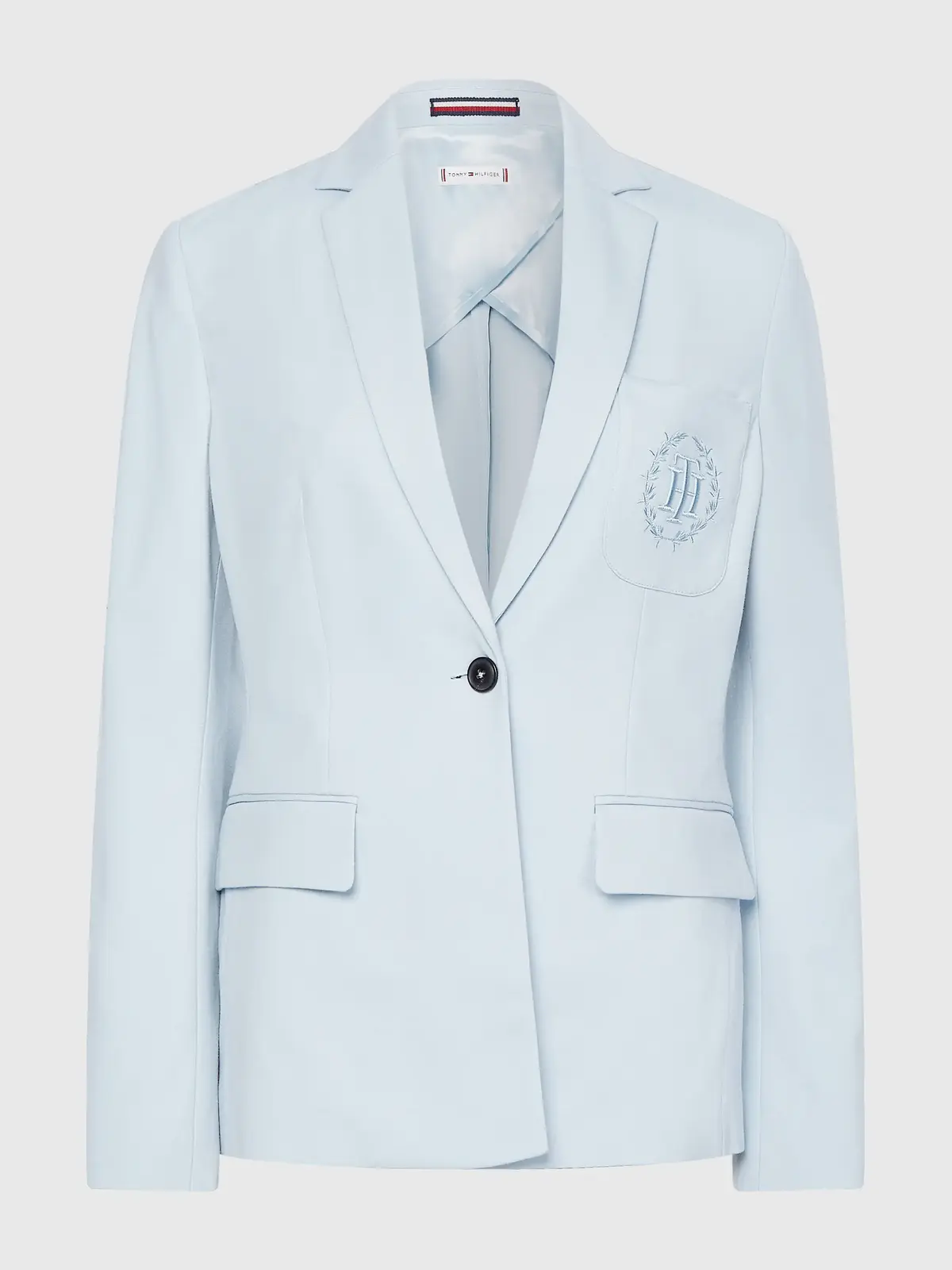 Tommy Hilfiger PUNTO MILANO EMBRO S Kadın Mavi Blazer