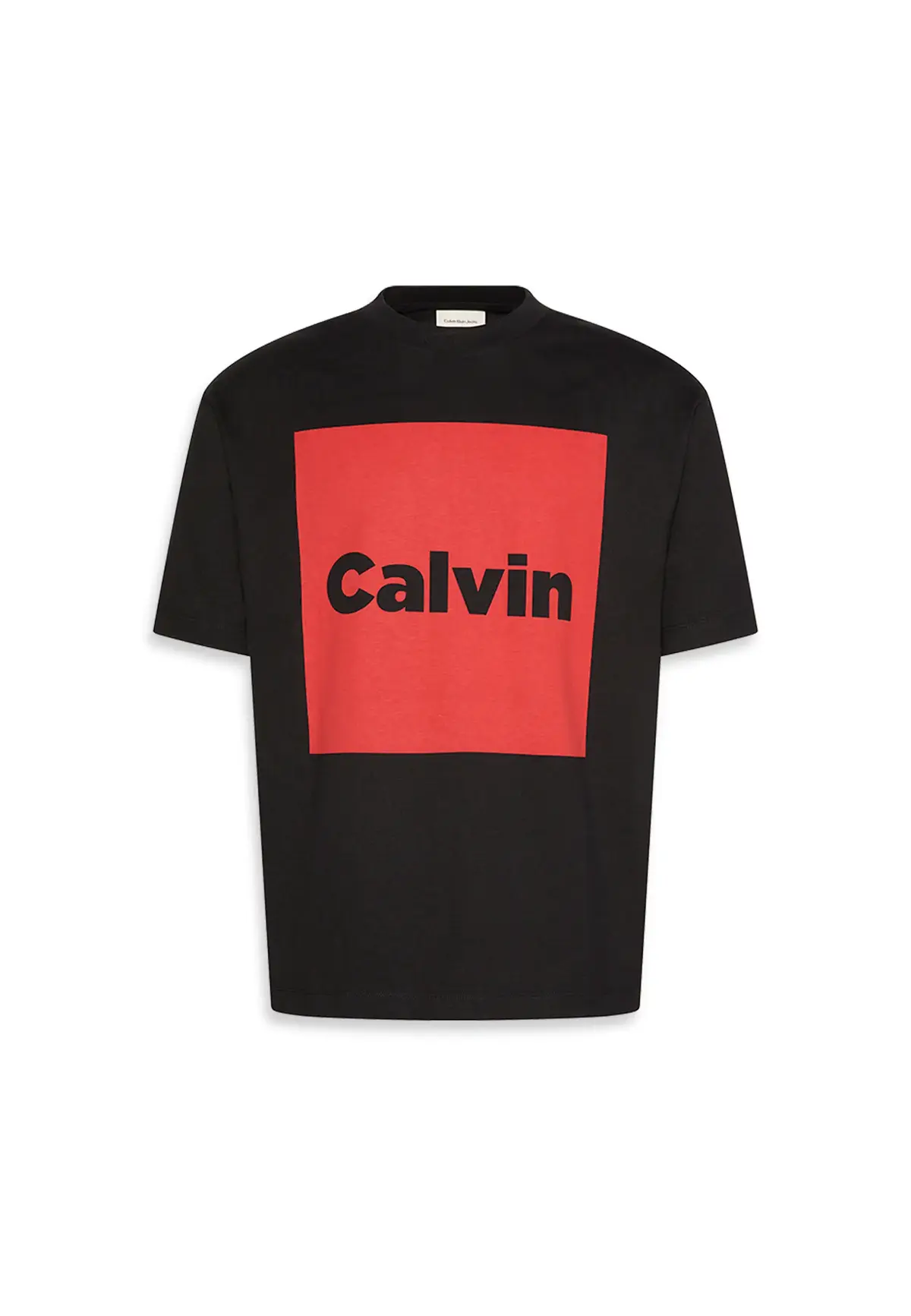 Calvin Klein SS 16S IO CALVIN BOX Siyah Erkek Tişört