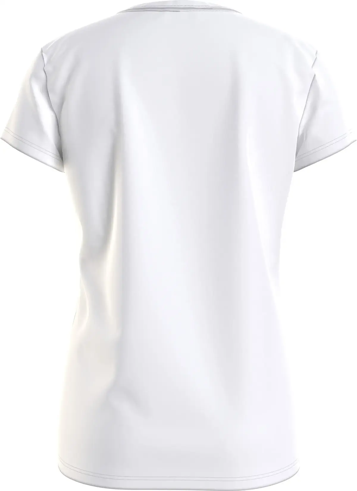Calvin Klein REFLECTIVE MONOGRAM Kadın Beyaz T-Shirt