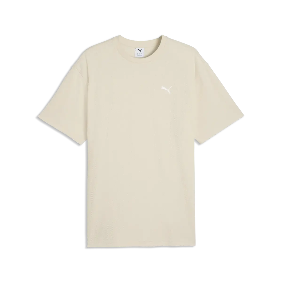 Puma ESS ELEVATED Relaxed Tee Krem Erkek T-Shirt & Polo