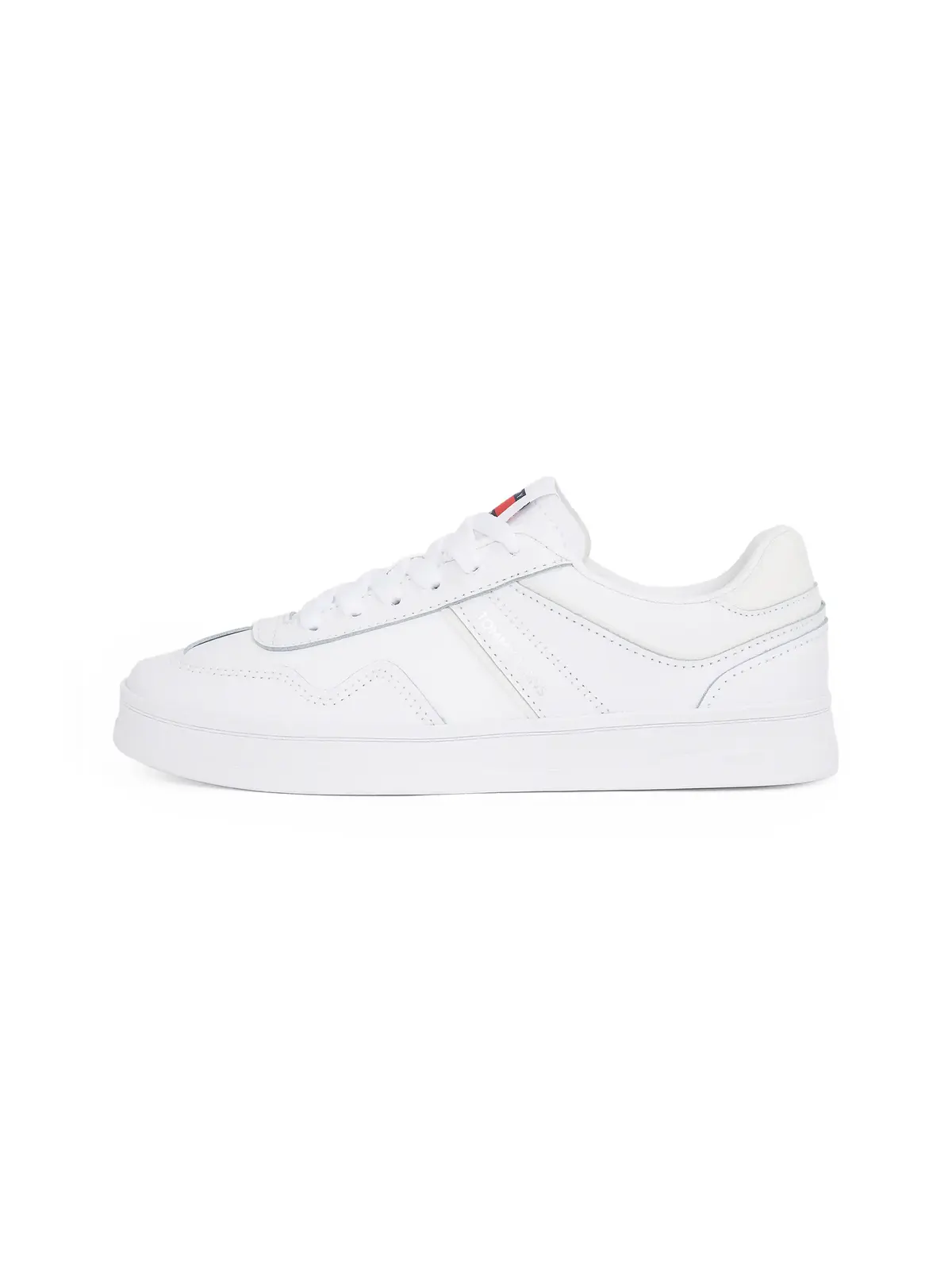 Tommy Hilfiger THE GREENWICH LEATHE Beyaz Kadın Spor Ayakkabı & Sneaker