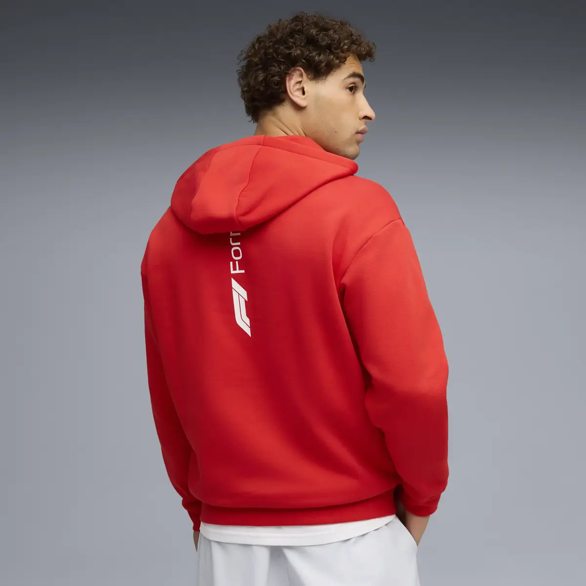Puma F1 Essential+ Fullzip Hoodie Kırmızı Erkek Sweatshirt