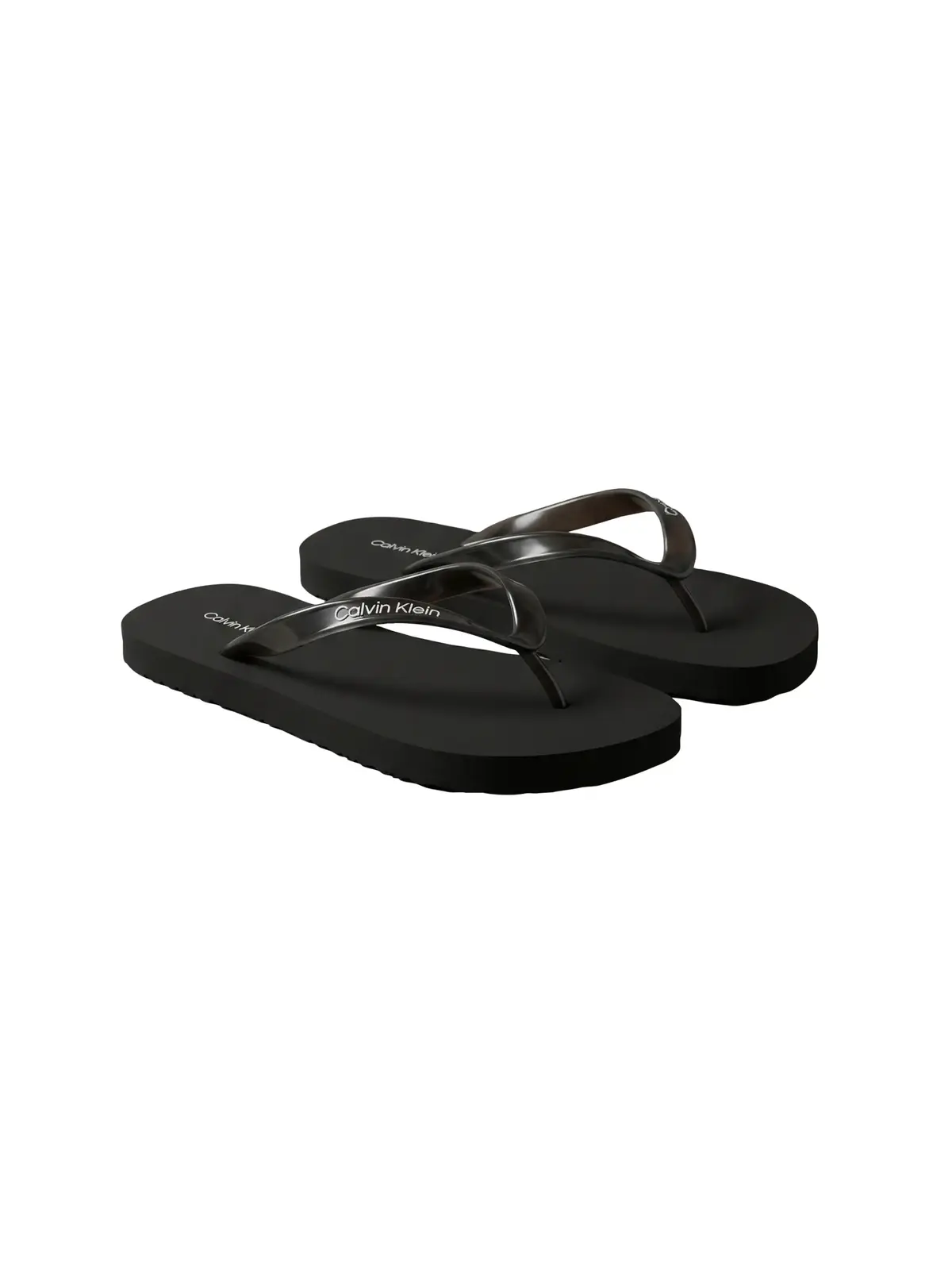 Calvin Klein FLIP FLOP TPU METALL Siyah Kadın Parmak Arası Terlik