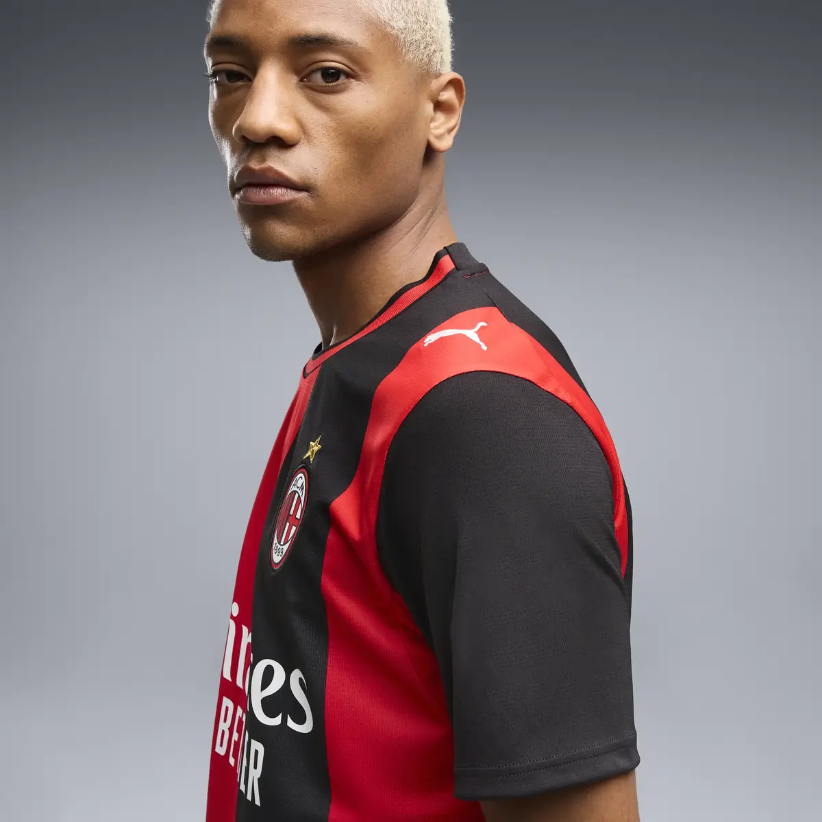 PUMA ACM Home Jersey Replica Kırmızı Erkek Forma